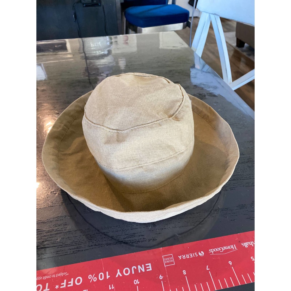 Scala Cotton Hat with Inner Drawstring “Desert”